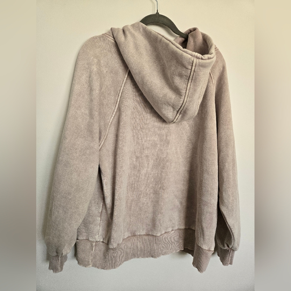 Zenana Outfitters Taupe Hoodie - Picture 3 of 4